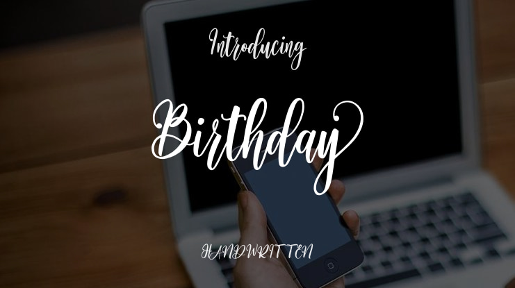 Birthday Font
