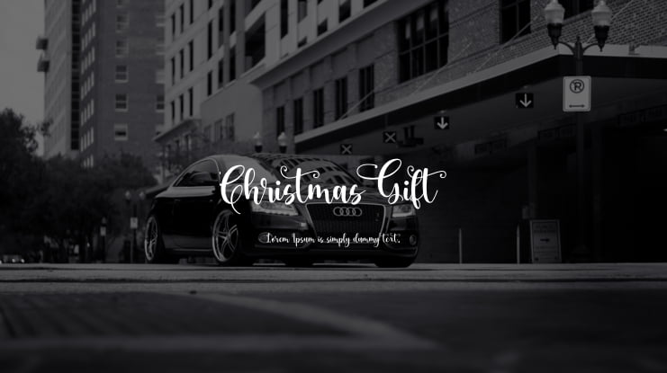 Christmas Gift Font