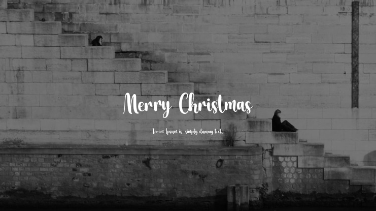 Merry Christmas Font