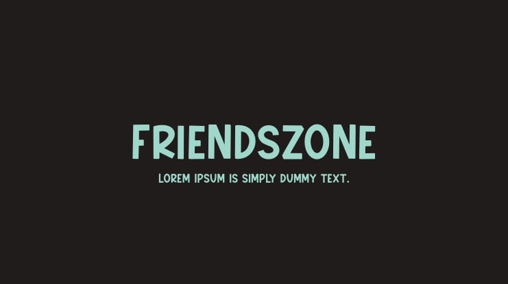 Friendszone Font