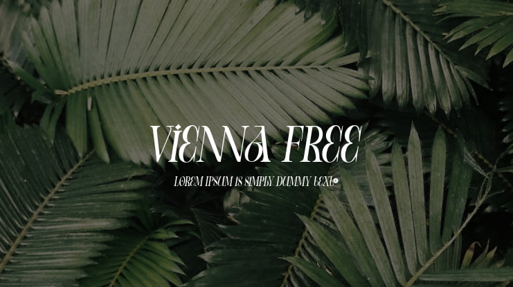 Vienna Free Font