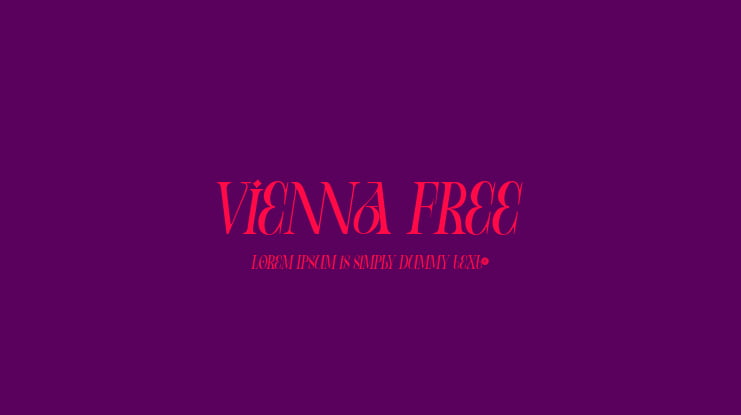 Vienna Free Font