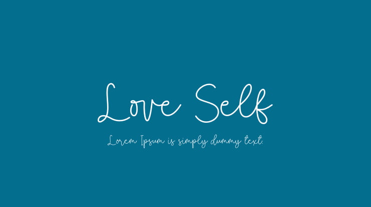 Love Self Font