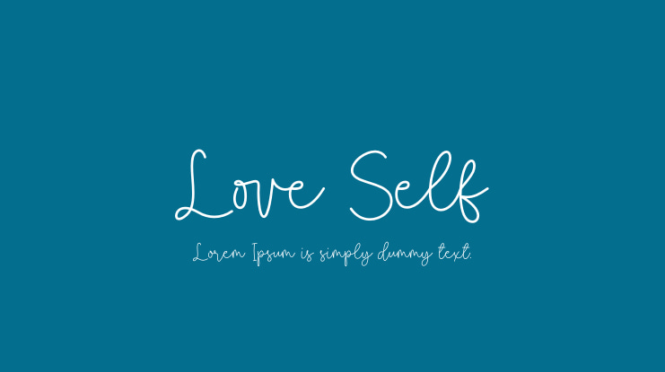 Love Self Font