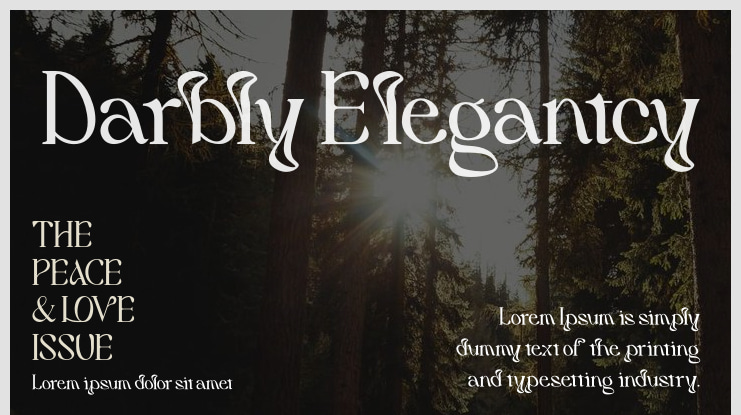 Darbly Elegantcy Font