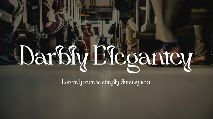 Darbly Elegantcy Font