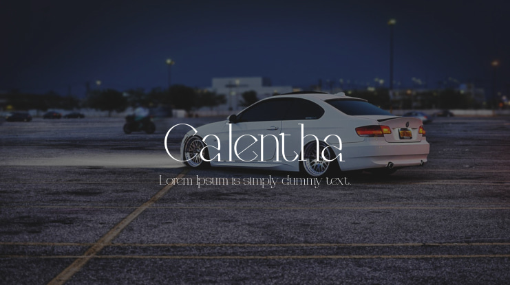 Calentha Font