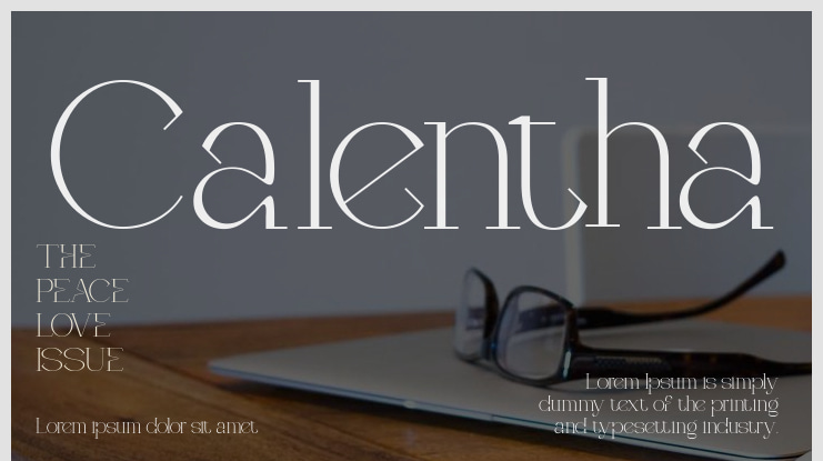 Calentha Font