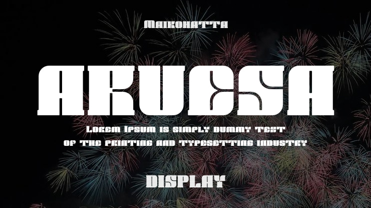 ARUESA Font
