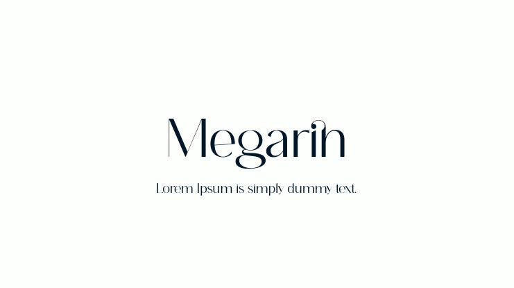 Megarin Font
