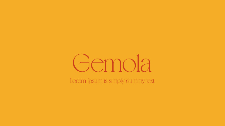 Gemola Font