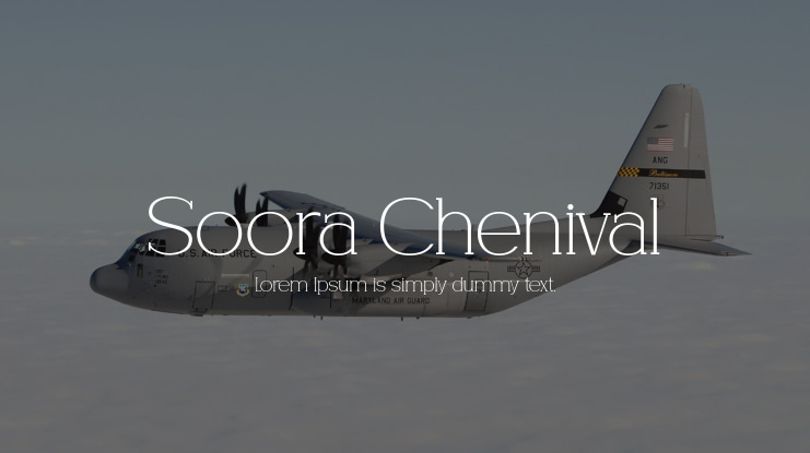 Soora Chenival Font