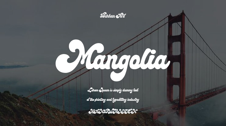 Mangolia Font