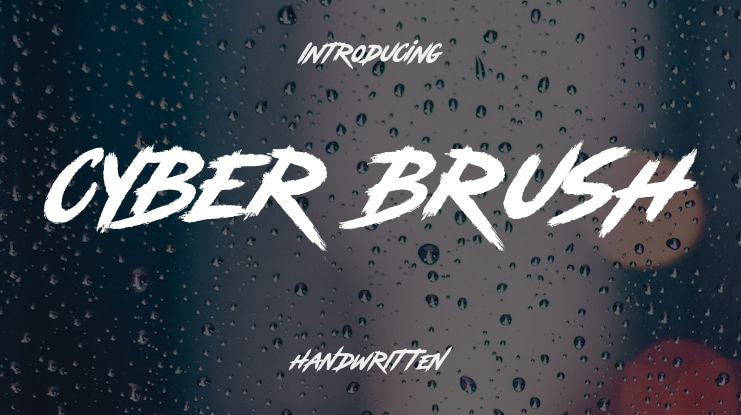 Cyber Brush Font