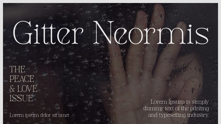 Gitter Neormis Font