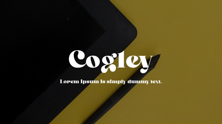 Cogley Font