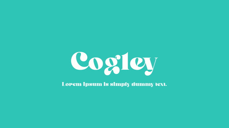 Cogley Font
