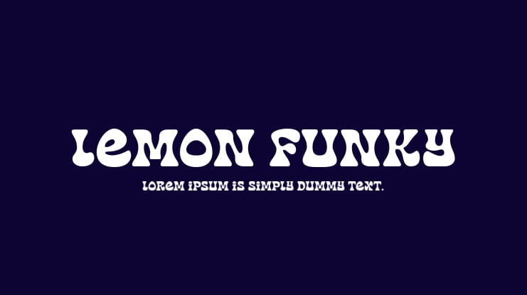 Lemon Funky Font