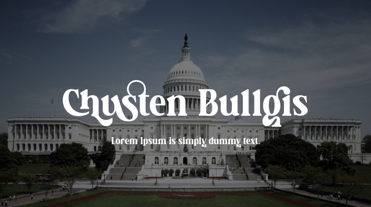 Chusten Bullgis Font