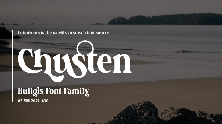 Chusten Bullgis Font