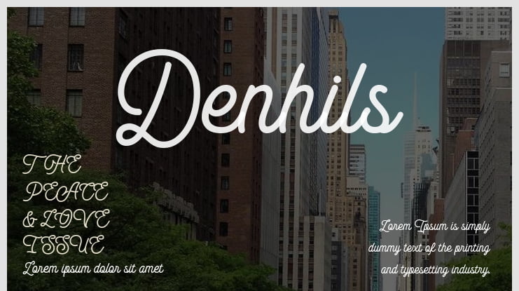 Denhils Font