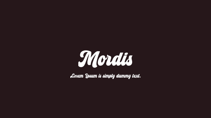 Mordis Font