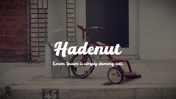 Hadenut Font