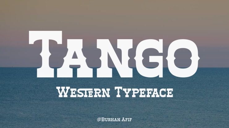Tango Western Font
