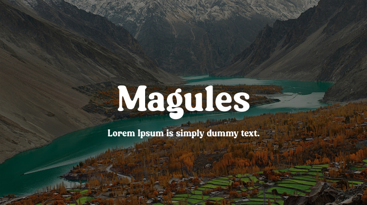 Magules Font