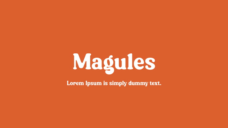 Magules Font