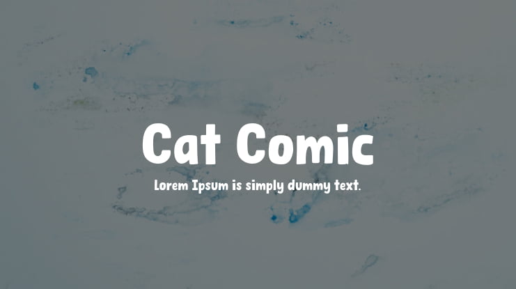 Cat Comic Font