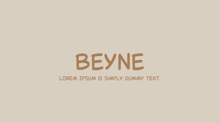 Beyne Font