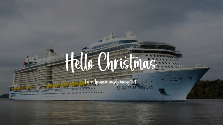Hello Christmas Font