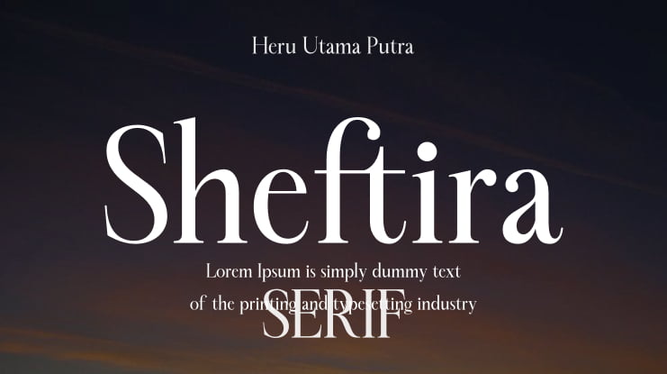 Sheftira Font