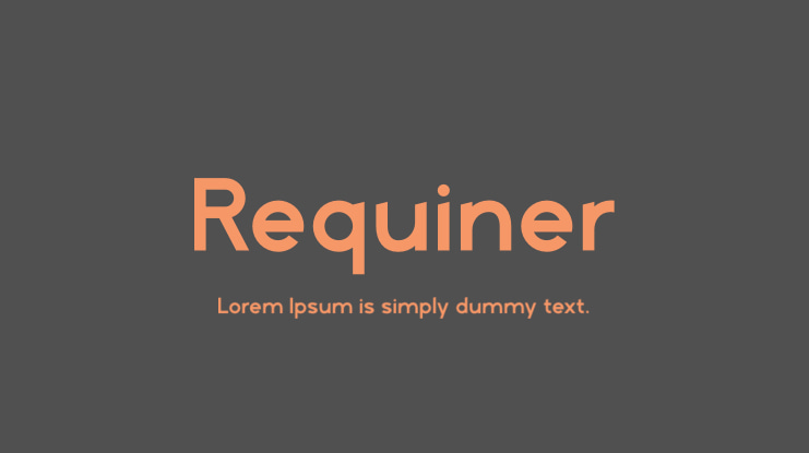 Requiner Font