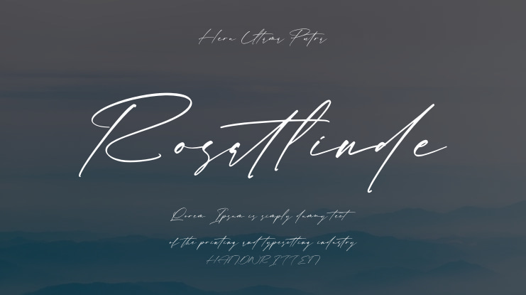 Rosatlinde Font