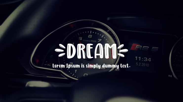 DREAMS Font