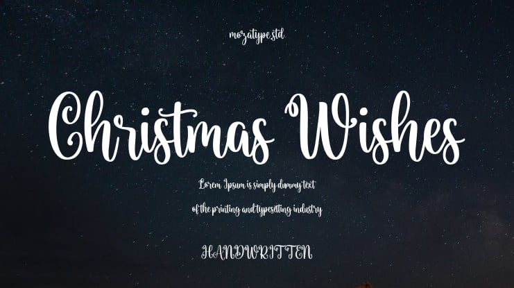 Christmas Wishes Font Family