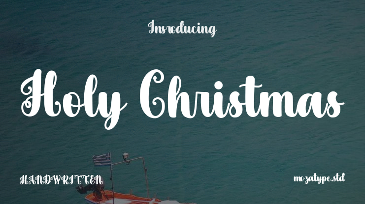 Holy Christmas Font