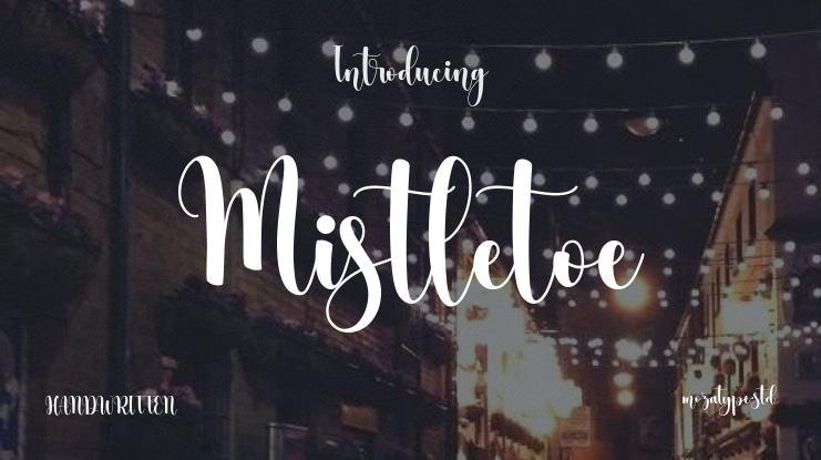 Mistletoe Font