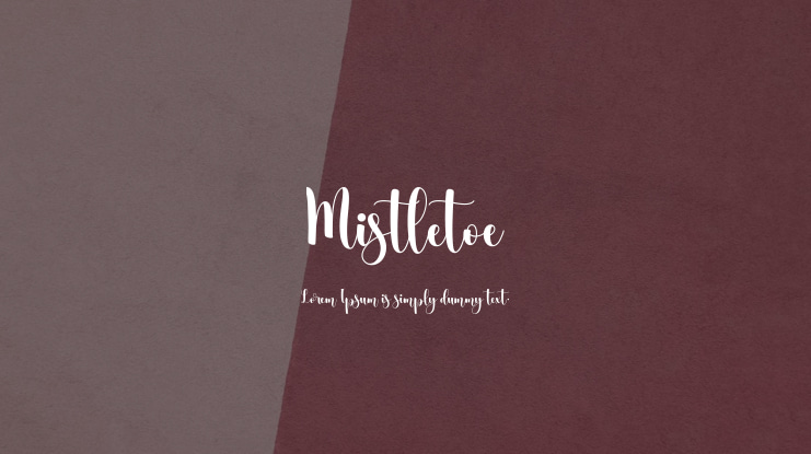Mistletoe Font