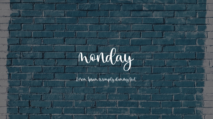 monday Font