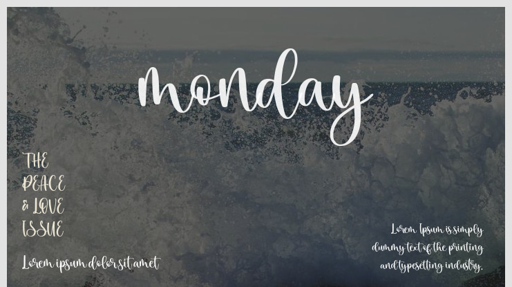 monday Font
