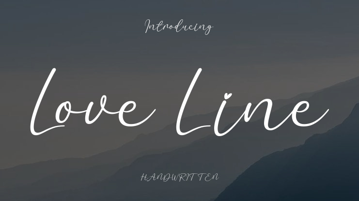 Love Line Font