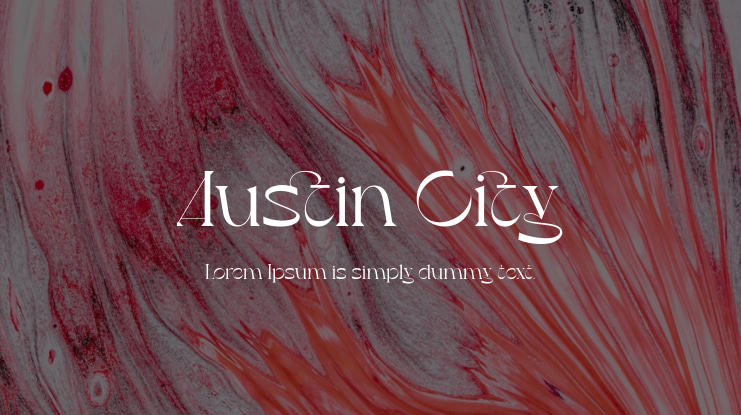 Austin City Font