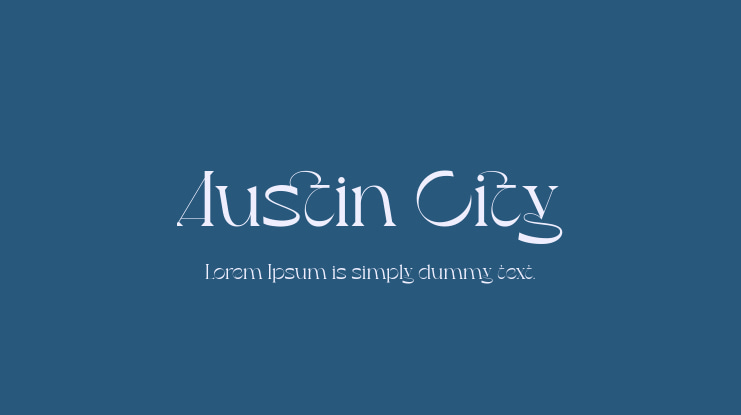 Austin City Font