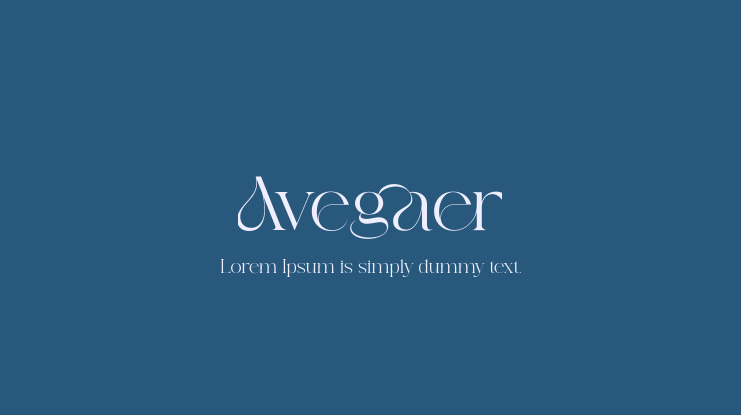 Avegaer Font