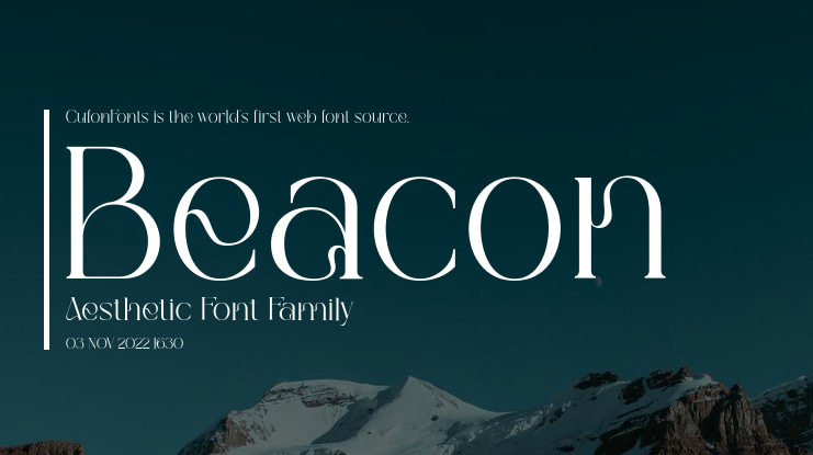 Beacon Aesthetic Font