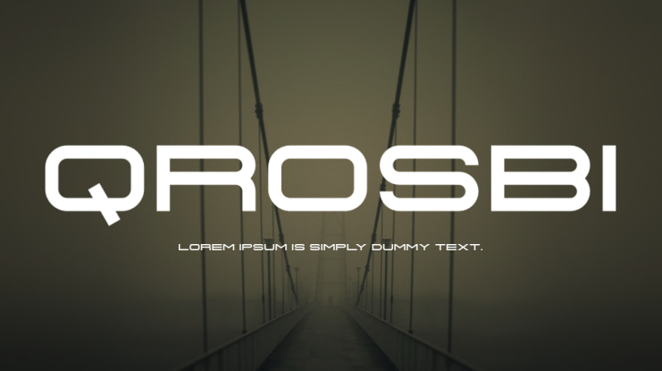 Qrosbi Font