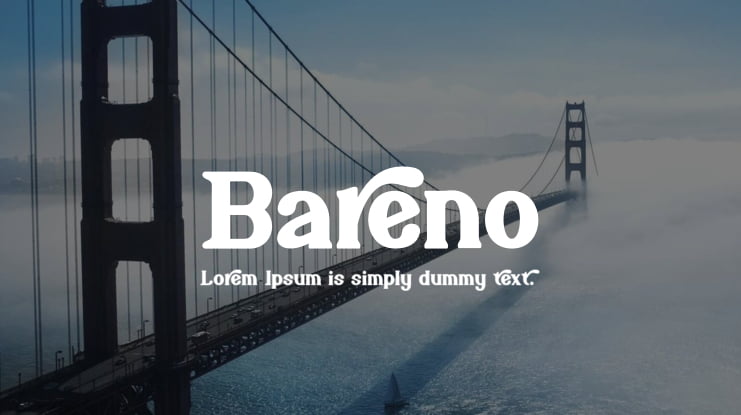 Bareno Font